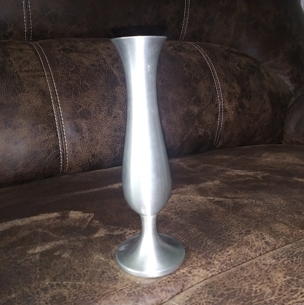 Genuine Pewter Bud Vase
